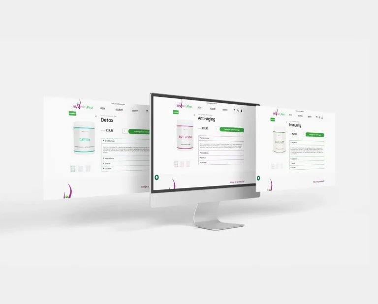 Myvitalityfirst web design